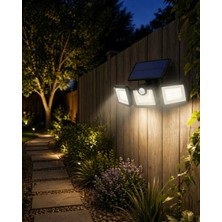 M Merc Giyim Solar LED Projektör Sensörlü Dış Mekan Güvenlik Lambası