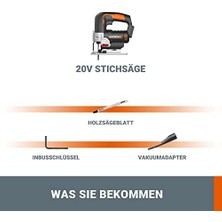 Esmo Home WX543.9 20VOLT Profesyonel Dekupaj Testere (Akü Dahil Değildir)