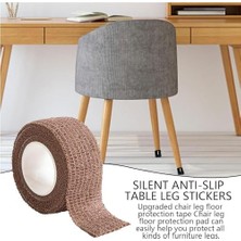 Esmo Home ve Masa Ayak Koruyucu Keçe Kaymaz Bant, Mobilya Ayak Pedi, Kendinden Yapışkanlı,, Ahşap, Parke Koruma Keçesi, Gürültü ve Çizilme Önleyici Keçe Bant