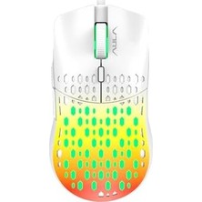 Esmo Home Aula S11 Pro 3600DPI Rgb Optik Gaming Mouse, Turuncu