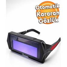 Özbience Otomatik Kararan Kaynakçı Gözlüğü, Güvenli ve Konforlu Koruyucu Maskesi