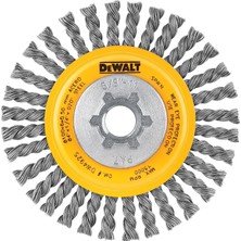 Esmo Home Dewalt DW4925 4-Inch Stringer Bead Wire Wheel/carbon Steel 5/8-Inch-11 Arbor .020-INCH