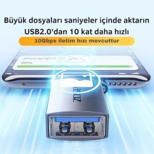 Esmo Home Type-C To USB 3.1 Dönüstürücü Adaptör Mini Otg 10GBPS Veri Aktarım Type-C Dönüştürücü