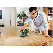 Esmo Home And Pss 200 Ac Titreşimli Zımpara Makinesi, Yeşil, 200 W, 24.000 Titreşim/dak, Dikdörtgen Zımpara Yüzeyi 92 x 182 Mm, Mikro Filtre Sistemi, Plasik Çanta