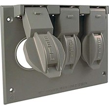 Esmo Home Hubbell-Bell 1-Kat Dikey Box Mount 1.406-INÇ Hava Şartlarına Dayanıklı Kılıf, 5093-0