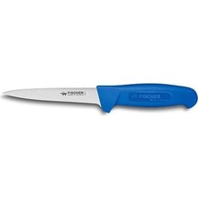 Esmo Home Fischer Bargoin Profinox Sıyırma Aleti, Aşınmış Bıçak, 14 Cm, Sap Şekillendirilmiş, Mavi - Kart Üzerinde - Parça 6030-14