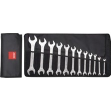 Esmo Home Form 6-32 mm 12'li Açık Ağız Anahtar Takımı Bez Çantalı B10-R12