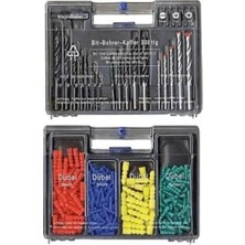 Esmo Home Matkap Ucu Seti DR300 Dübel ile Birlikte, 24 Parça, Taşıma Çantalı