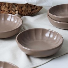 Esmo Home Mat Toprak Taupe Çerezlik/sosluk 12 cm 6 Adet 977