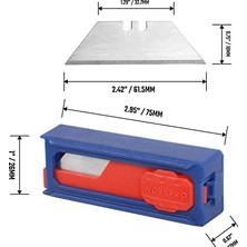 Esmo Home WP213002 10’lu Rötuş Bıçağı Yedeği