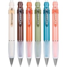 Esmo Home Deep Mekanik Kurşun Kalem, Toprak Tonları, 0.7 Mm, 6'lı Kutu