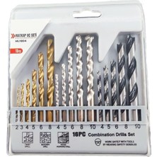 Esmo Home 16 Parça Metal Ağaç Duvar Delme Uçları Full Set Profesyonel Standlı