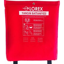 Esmo Home LR-FB2020C Yangın Battaniyesi 200CM x 200CM, Yangın Battaniyesi 200X200 Çantalı (1)