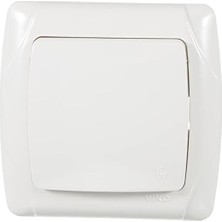 Esmo Home Carmen Beyaz Kapakli Top Priz Çarpma Karşıtı A.opp