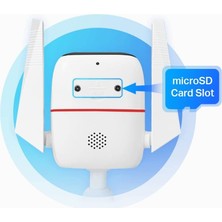Esmo Home C310, 2k 3mp Dış Mekan Wi-Fi/ethernet Güvenlik Kamerası, Hareket Algılama, IP66 Su Geçirmez, 30M Gece Görüşü, Çift Yönlü Ses, Bulut/yerel Depolama, Sesli ve Işıklı Alarm