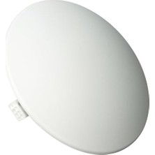 Esmo Home 5'li Bombeli Kapak | 9 cm Plastik Lüks Kapağı Beyaz | LBK.0992 Elektrik Tesisat Kapağı