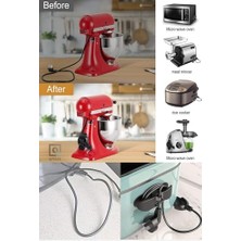 Esmo Home Kablo Toplama Sabitleme Aparatı (1ADET) Yapışkanlı Çok Amaçlı Airfryer Kablo Sarma Aparatı |