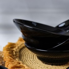 Esmo Home Siyah Kayra Kase 14 cm 6 Adet 650