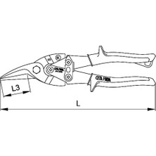 Esmo Home Form J04/250R Sac Makası, Yeşil/siyah, 1 Adet