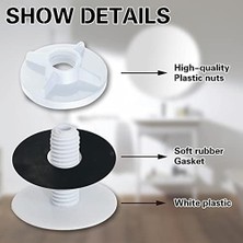 Esmo Home Mutfak Lavabo Delik Kapağı - 4 Adet Mutfak Lavabo Tapası Abs+Pp Malzeme Delik Kapağı Tezgah Alanı Için Su Sızıntısını Önler