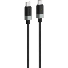 Esmo Home Foneng XS03 240W 200 cm Pd Type-C Şarj Kablosu Siyah