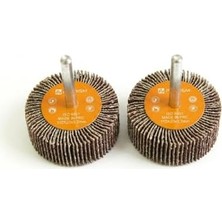 Esmo Home Saplı Mop Zımpara, 40-20 Mm, 2 Adet, Ahşap Işleme ve Parlatma Için Zımpara Diski