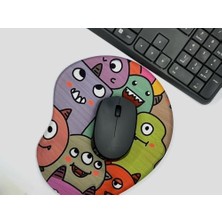 Esmo Home Rakkun Shop Türkiye Serisi - Atı Baskılı Bilek Destekli Mouse Pad