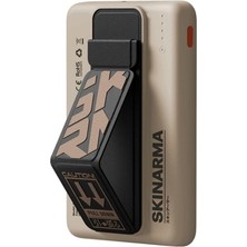 Esmo Home Ile Uyumlu Powerbank Spunk Şarj ve Pd Hızlı Şarj Özellikli 15W 5000MAH Krem-Krem