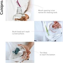 Esmo Home Cuisipro Manyetik Leke Çıkarıcı, Siyah/kırmızı
