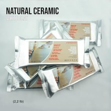 Esmo Home Seramik Kil Hamuru, Beyaz 1000 Gr(1 Kg) Fırınlamaya Gerek Olmayan Güzel Sanatlar Figür Heykel Modelleme Oyun ve Sınıfları Için Toksik Olmayan Doğal Kil