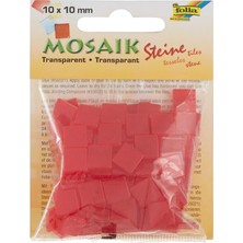 Esmo Home 57220 Mozaik, 10X10MM, 190 Adet, Kırmızı