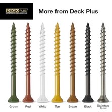 Esmo Home Plus Screws, Self-Drilling, Tan Ceramic, 3-In. x #10, 5-Lbs. -48419