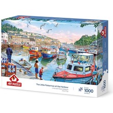 Esmo Home Limandaki Küçük Balıkçılar 1000 Parça Puzzle