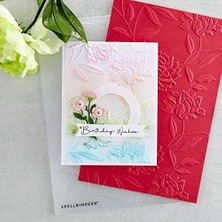 Esmo Home Papercrafts, Inc 3D Kabartma Klasörü Beau Bloom, Opak