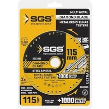 Esmo Home Vakumlu Elmas Multı-Metal Kesici, 115 Mm, Vakumlu Sistem, Kesici Disk