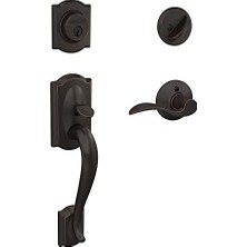 Esmo Home Camelot Tek Silindir Tutma Kolu ve Vurgu Kolu, Eski Bronz (F60 V Cam 716 Acc)