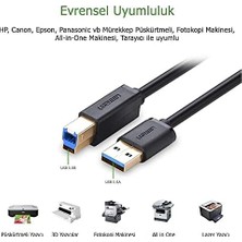 Esmo Home Usb-A 3.0 & Usb-B 3.0 Yazıcı Kablosu, 1 Metre, Siyah