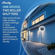 Esmo Home 2pm Gen4, Wi-Fi ile Çalışan Akıllı Röle Şalteri, 16A, Güç Ölçümü, Panjur Şalteri, Ev Otomasyonu, Uzaktan Kumanda, Hub Gerekmez, Alexa, Homekit & Googlе,, Matter, 1 Adet