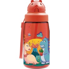Esmo Home Botella Tritan 0,45 L. Tapón Oby, Dinos Love