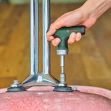 Esmo Home Tornavida Ucu Seti, 22 Parça (Maksimum Tork 46 Nm; 36 Dişli Dişliler; Manyetik Uç Tutucu; Yumuşak Saplı T Sap; 16 Uç S2 Çelik; 4 Lokma Anahtar; Çanta)