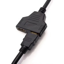 Esmo Home HDMI Splitter Adaptör Kablosu, Erkek-Hdmi Dişi x 2 Adaptör 30 cm Kablo Çoklayıcı Splitter, Aynı Anda Iki Aynı Tv'yi Destekler 1080P