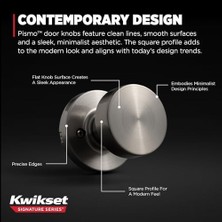 Esmo Home 97880-936 Pismo Kapı Topuzu, Yuvarlak, Nikel