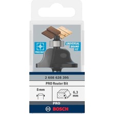 Esmo Home 2 608 Aksesuarı 628 395 Profil Freze B 8 Mm, R1 6,3 Mm, B 12,7 Mm, L 17,4 Mm, G 61 mm