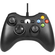 Esmo Home Xbox 360 Controller Pc Kablolu Oyun Kolu 2,20M USB Kablolu Bilgisayar Oyun Kolu Gamepad Joystick Controller Bilgisayar Uyumlu