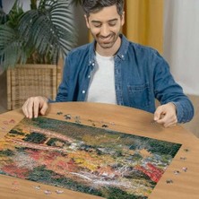 Esmo Home 1000 Parça Alacakaranlıkta Ağaç Evler Puzzle