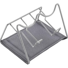 Esmo Home Metaltex Sodatex 2 - Çift Şişe Rafı. Gri Renkte Polytherm Kaplama. Boyutlar: 21X17X14 cm