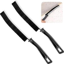 Esmo Home Sert Kıllı Köşe Temizleme Fırçası, 2 Adet Köşe Temizleme Fırçası, Sert Kıllı Köşe Temizleme Fırçası, Sert Kıllı Derz Temizleme Fırçası, Yarık Temizleme Fırçası, Mutfak ve Banyo Için Derz Fırçası