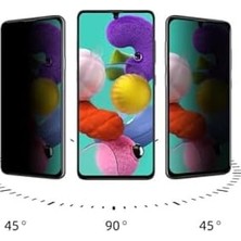 Esmo Home Galaxy A21S Ile Uyumlu Ekran Koruyucu Temperli Kırılmaz Cam Privacy Hayalet Gizliklik Filtreli