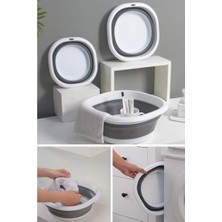 Esmo Home Deconox Akordiyonlu Katlanabilir Badya Leğen 5 Litre - Katlanabilir Yer Kaplamayan Badya ve Leğen (699)