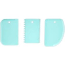 Esmo Home 2'li Set Siyah 45X65 cm Silikon Hamur Açma Matı ve Şekillendirme Seti 3’lü